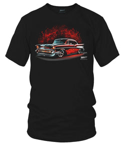 1957 Chevy Bel Air - Bel Air T-Shirt - 57 Chevy t-Shirt - Wicked Metal