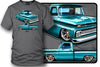 1964 Chevy Teal C-10 - Truck T-Shirt - Chevy c-10 t-Shirt - Wicked Metal