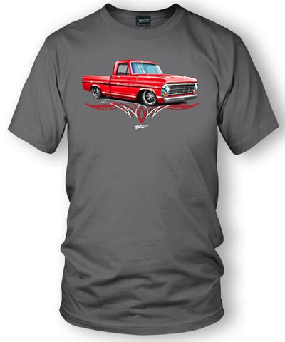 Image of 1967, 68, 69 Ford F100 - Truck T-Shirt - Ford F100 t-Shirt - Wicked Metal