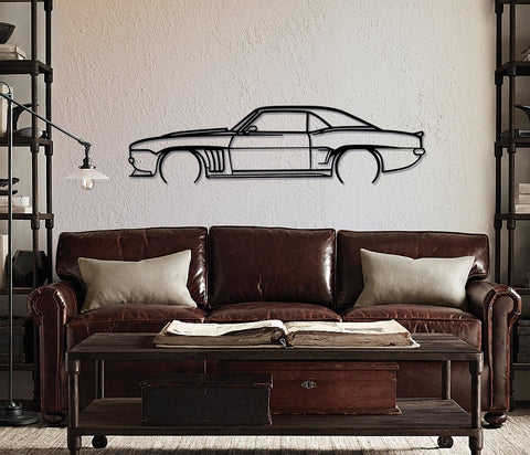 Image of 1967 Camaro metal wall art - Wicked Metal