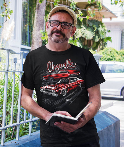 Image of 1969 Red Chevelles Shirt - Muscle Car T-Shirt - 1969 Chevelle - Wicked Metal