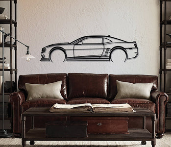 5th Gen Camaro Automotive Metal Wall art - Wicked Metal