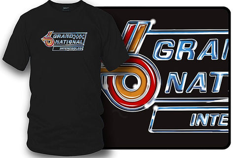 Image of Buick Grand National Emblem Logo Shirt - Muscle Car T-Shirt - 1987 Grand National - Wicked Metal