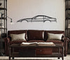 C4 Corvette Automotive Metal Wall art - Wicked Metal