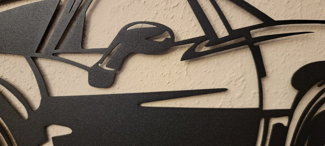 C6 Corvette Automotive Metal Wall art - Wicked Metal