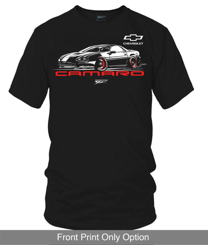 Camaro 4th Gen Stylized - 90s Camaro - Chevy Camaro t shirt - Wicked Metal - Wicked Metal