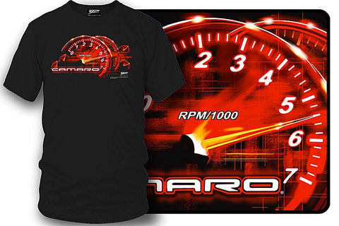 Image of Camaro Redline - Multiple year Camaro - Chevy Camaro t shirt - Wicked Metal - Wicked Metal