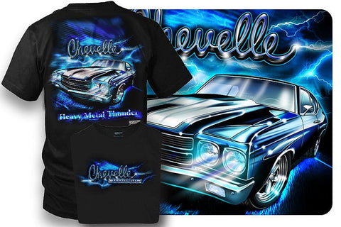 Image of Chevelle Shirt - Muscle Car T-Shirt - 1970 Chevelle - Wicked Metal