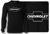 Chevy Bowtie LS t shirt logo - Black - Wicked Metal
