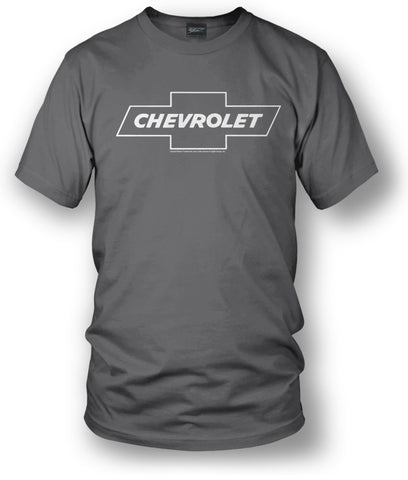 Image of Chevy Bowtie SS t shirt logo - Grey shirt - Wicked Metal