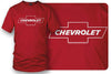Chevy Bowtie SS t shirt logo - Red - Wicked Metal