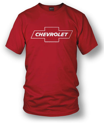 Image of Chevy Bowtie SS t shirt logo - Red - Wicked Metal