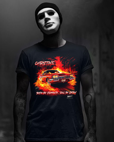 Image of Christine Horror Tee - Plymouth Fury t shirt - Wicked Metal