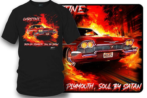 Image of Christine Horror Tee - Plymouth Fury t shirt - Wicked Metal