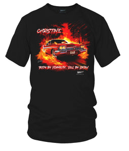 Christine Horror Tee - Plymouth Fury t shirt - Wicked Metal