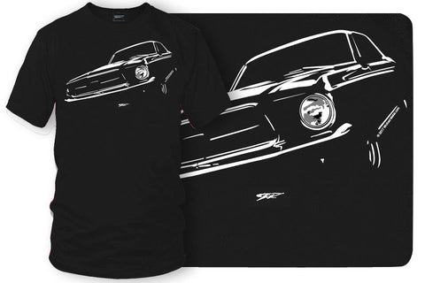 Image of Classic Mustang Shirt - 1965 Mustang tee shirts - Wicked Metal