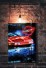 Corvette art, Corvette painting, C4 leaving marks - garage art - Wicked Metal