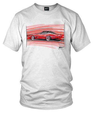 Image of Corvette C3 Motion Drawn - Corvette C3 Motion Drawn shirt - Wicked Metal