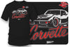 Corvette c3 Stylized - Corvette C3 Stylized logo shirt - Wicked Metal