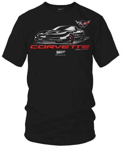 Image of Corvette c5 Stylized - C5 Corvette Stylized shirt - Wicked Metal