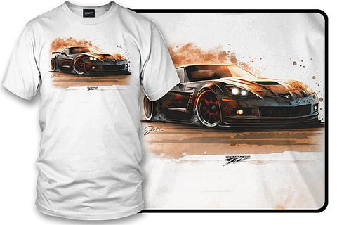 Image of Corvette c6 Drifting - Corvette C6 Drifting shirt - Wicked Metal