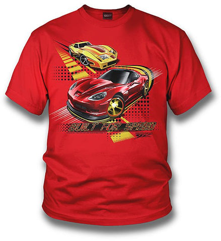 Image of Corvette Kids Shirt - Corvette C6 - Built for Speed - Wicked Metal