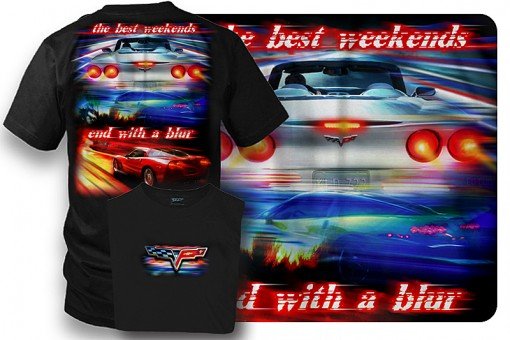 Corvette Shirt - Corvette C6 - Best Weekends - Wicked Metal