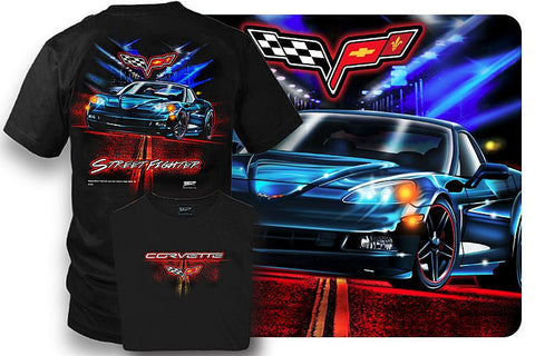 Image of Corvette Shirt - Corvette C6 - Street Fighter - Wicked Metal