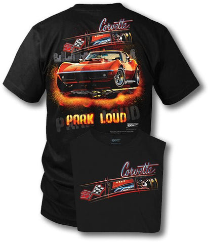 Image of Corvette shirt - Park Loud - 1969 Corvette shirt - Wicked Metal