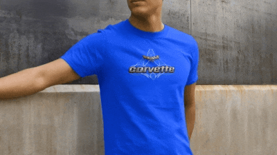 Corvette Shirt - Pinstripe - Corvette C3 shirt - Wicked Metal