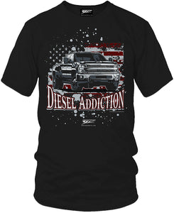 Diesel Addiction - Diesel Truck T-Shirt - Diesel addict t-Shirt - Wicked Metal