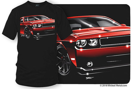 Dodge Challenger - Muscle Car T-Shirt - Challenger t-Shirt - Wicked Metal