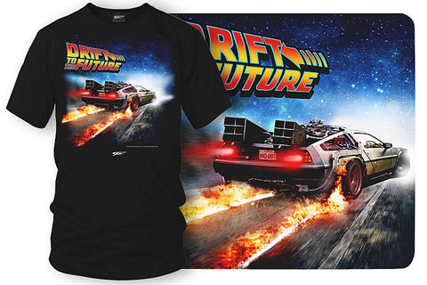 Image of Drift to the Future - Delorean DMC t shirt - Wicked Metal