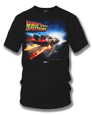 Image of Drift to the Future - Delorean DMC t shirt - Wicked Metal