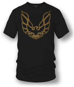 Firebird Trans Am hood emblem t shirt Black - Muscle Car Shirt - Wicked Metal