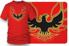 Firebird Trans Am t shirt hood decal - Red - Wicked Metal