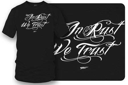 In Rust we trust, Muscle car shirts, Old Car Shirt - Wicked Metal - Wicked Metal