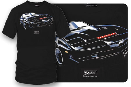 Knight Rider Kitt - Black Trans Am t shirt - Wicked Metal