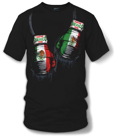 Image of Mexico Boxing Shirt, Mexican Pride - Wicked Metal - Wicked Metal