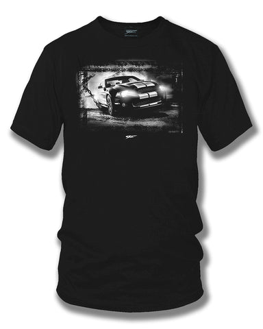Image of Mustang Coyote Chained t shirt - Wicked Metal - Wicked Metal