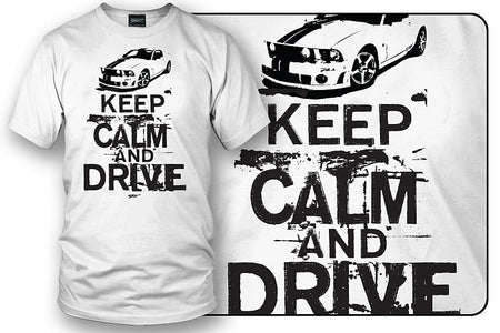 Mustang shirt, Keep Calm & Drive, Mustang t-shirt all years - Wicked Metal