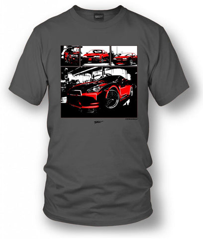 Image of Nissan GTR All years, R32, R33, R34, R35 Tuner Car Shirt - Wicked Metal