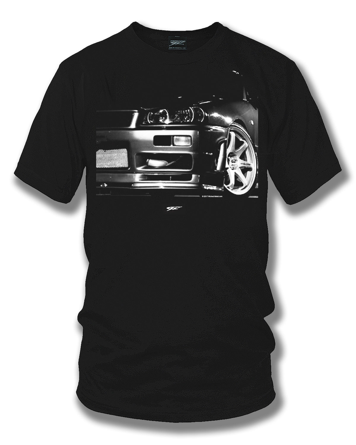 Nissan Skyline R34 GT-R t shirt - Wicked Metal - Wicked Metal