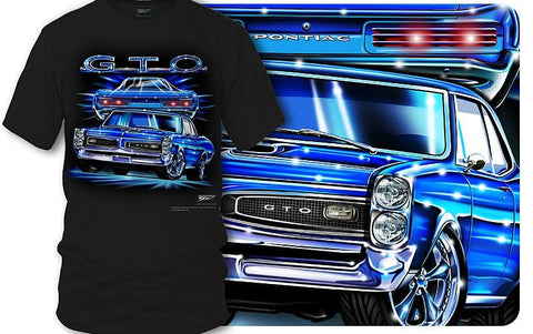 Image of Pontiac GTO Shirt - Muscle Car T-Shirt - 1966 GTO - Wicked Metal