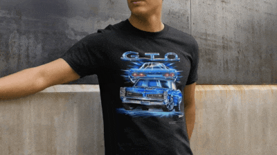 Image of Pontiac GTO Shirt - Muscle Car T-Shirt - 1966 GTO