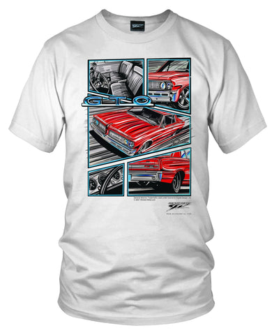 Image of Pontiac GTO Stylized Shirt - Muscle Car T-Shirt - 1964 GTO