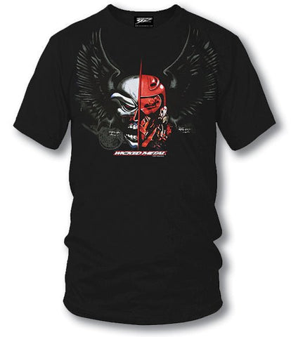Image of Sport bike shirts - Fighter Pilot (Black) - Wicked Metal