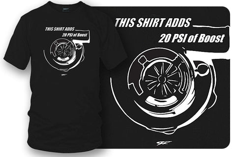 Image of This shirt adds boost, tuner car shirts, tuner cult style shirt - Wicked Metal - Wicked Metal