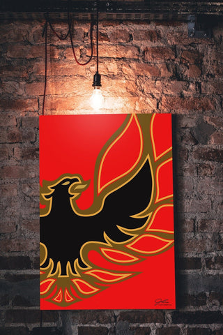 Image of Trans Am screaming chicken, Muscle Car wall art - garage art