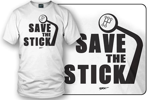 Image of Wicked Metal Save the Stick shirt, tuner car shirts - Save the Manual - Wicked Metal
